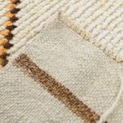 Beige & Brown Classic Turkish Runner Rug, 100x332Cm