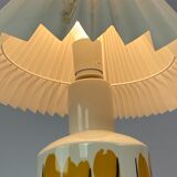 Tablelamp decorated with flowers by Bing and Grøndahl, model 6714/2102, 1960s