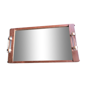 plateau en bois miroir