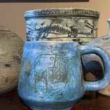 Small ceramic pitcher Jacques Blin