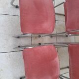 4 vintage chrome chairs from the 70s