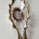 Empty pocket/Decorative cup/Centerpiece. Brand / Royal Crystal of Bayel. Gold 18 c