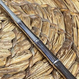 Salad cutlery, silver-plated, bamboo style