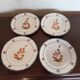 4 St Amand dessert plates