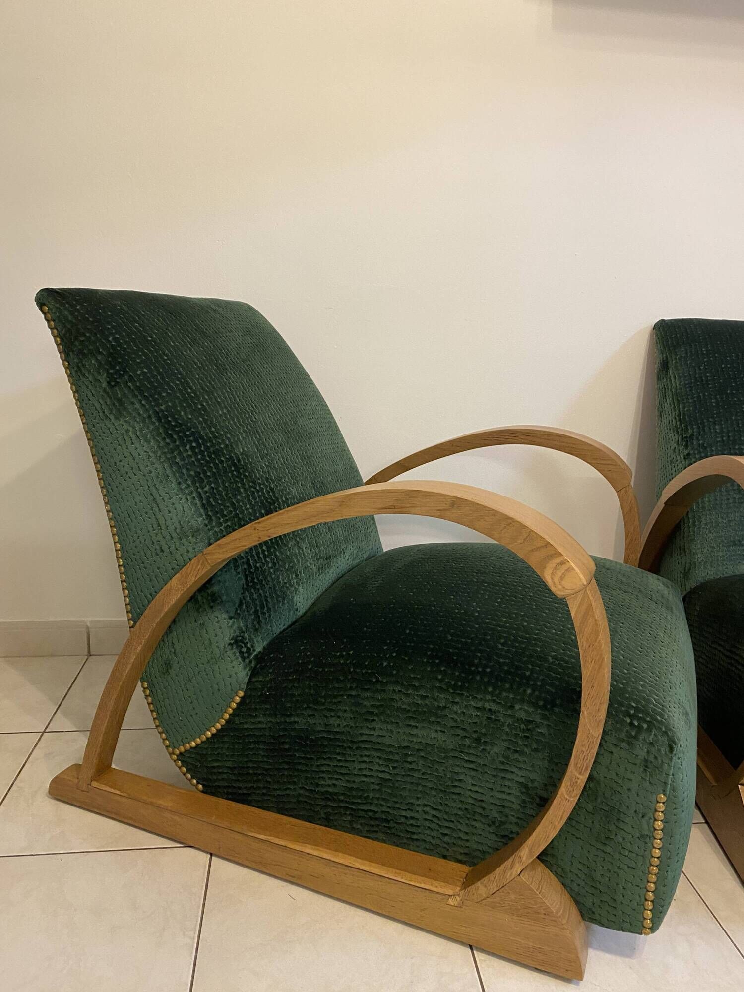 Art Deco armchairs