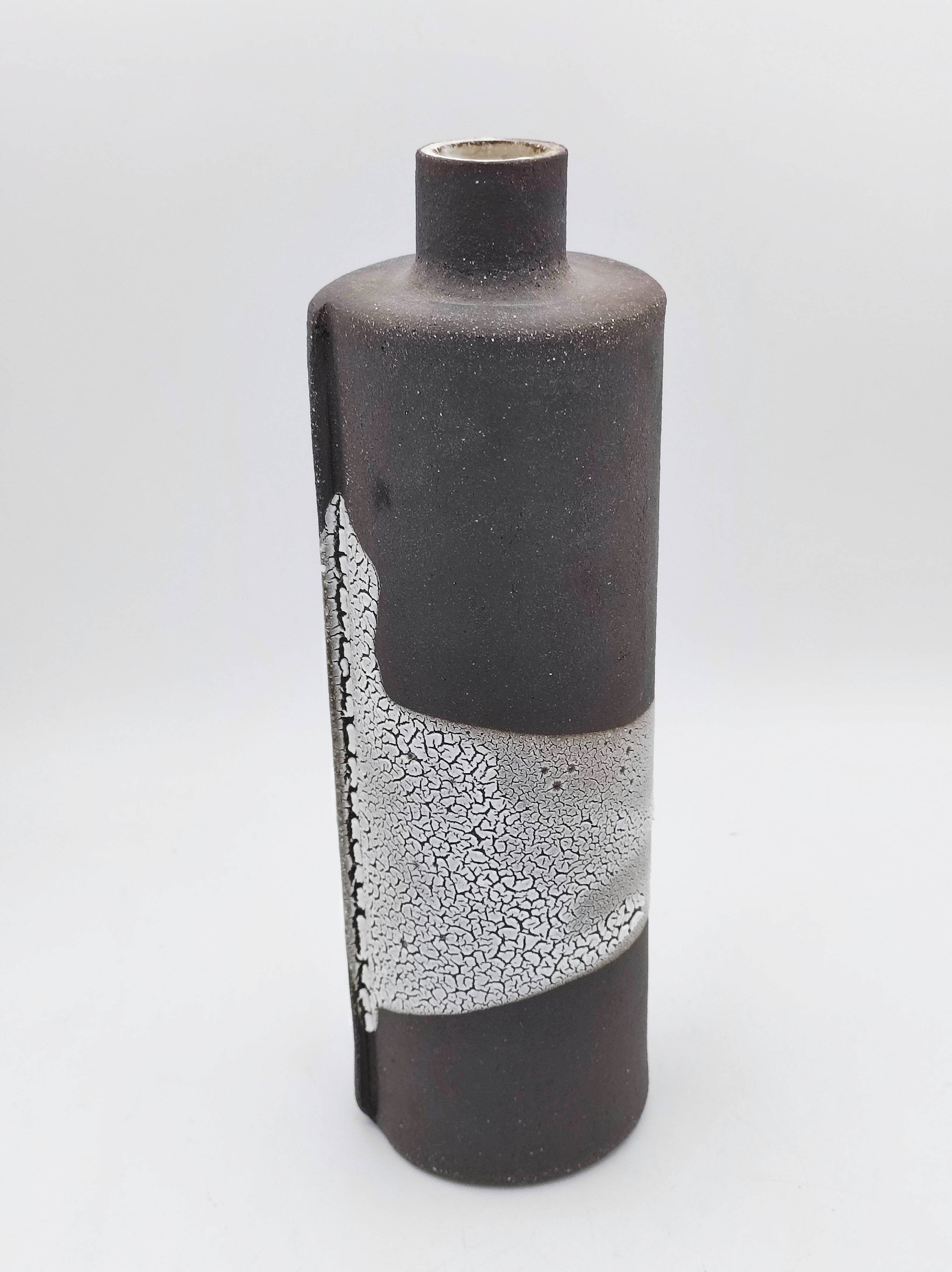 Contemporary ceramic vase signed