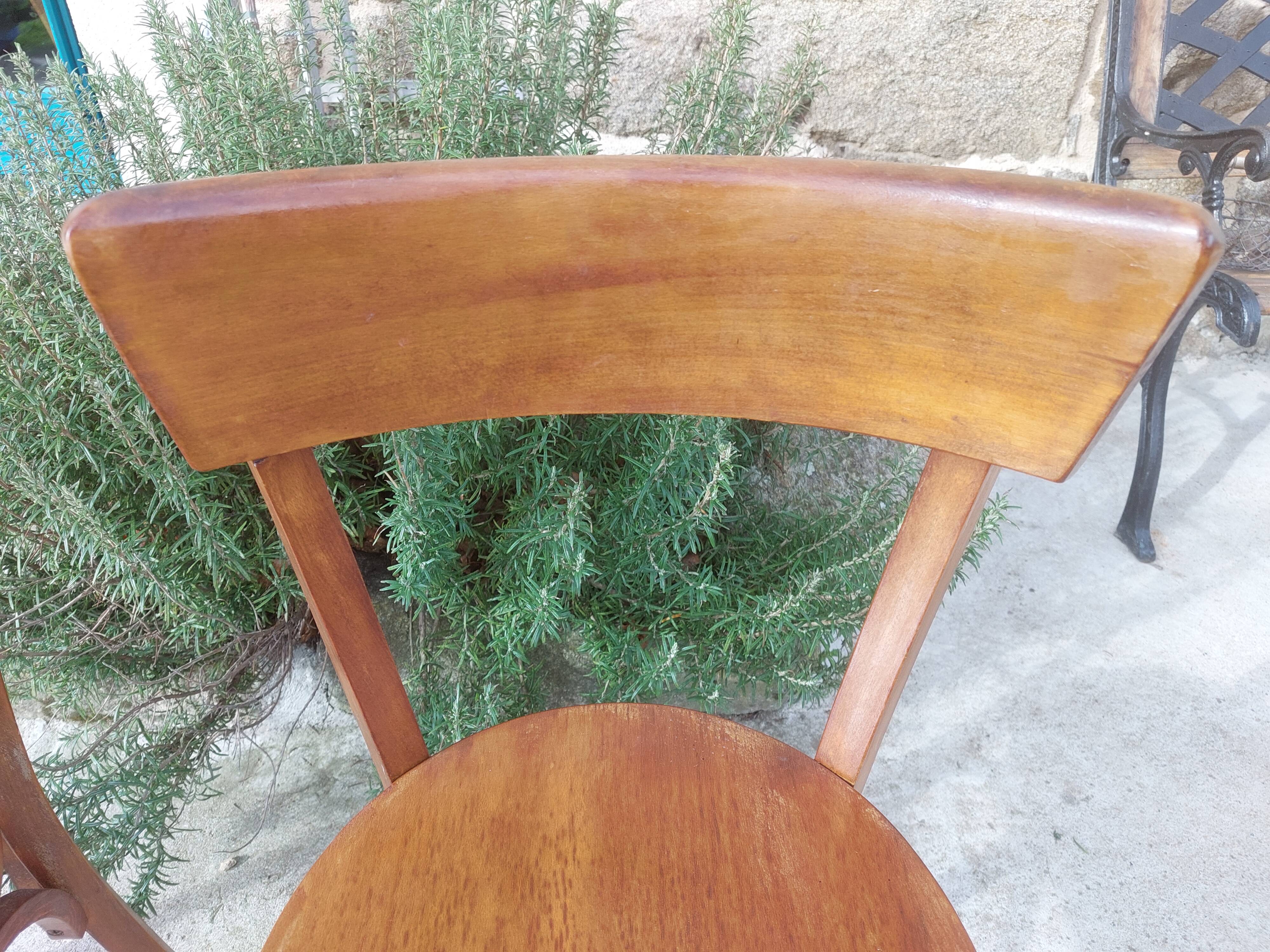 pair of Luterma bistro chairs, dark shade