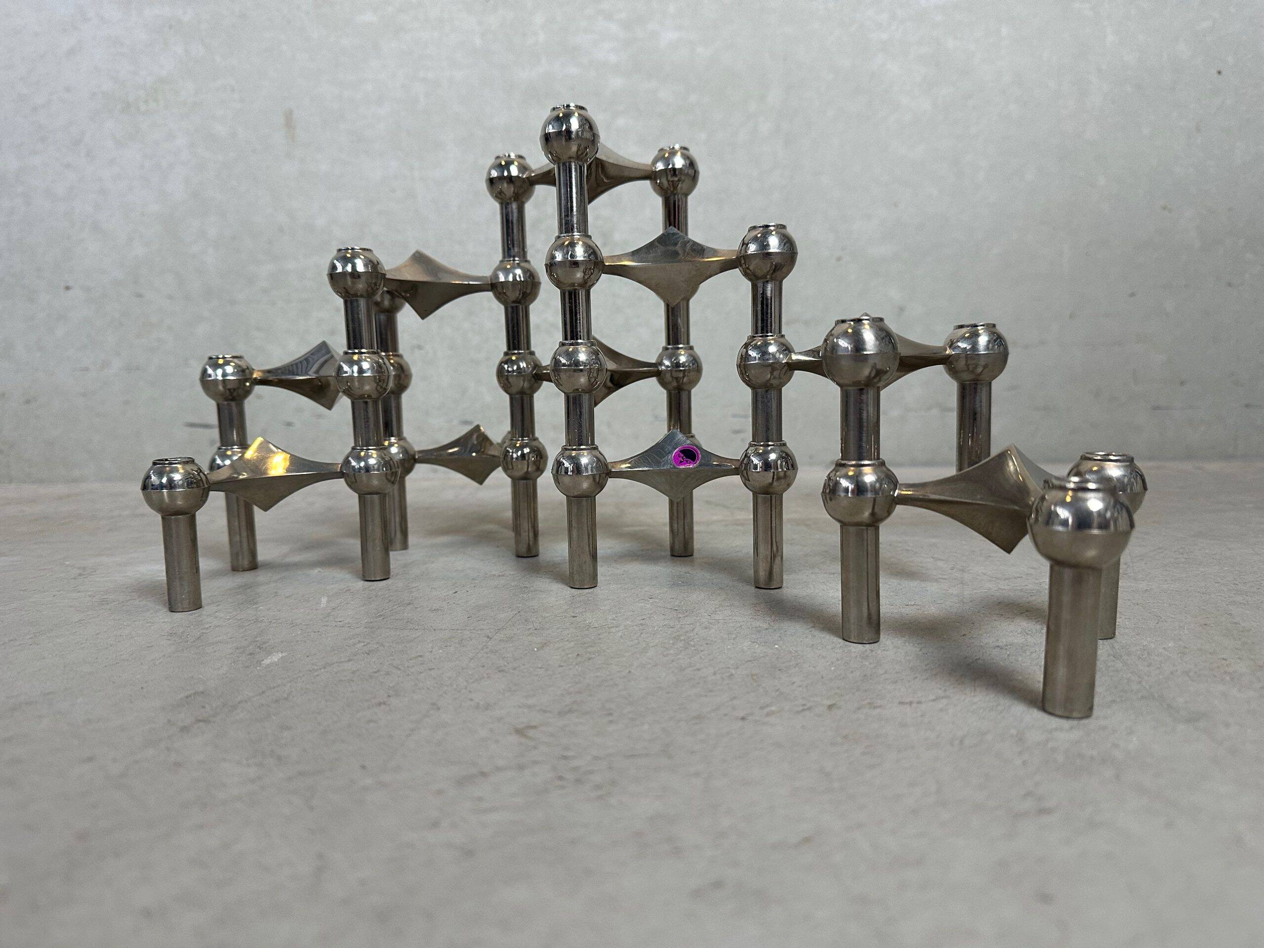 10x Vintage Design BMF Candleholder – Hans Nagel and Werner Stoff