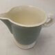 Digoin Sarreguemines almond green vintage Art Deco earthenware coffee set
