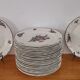 Lot de 6 anciennes assiettes plates en céramique VILLEROY et BOCH "Alt Strassburg"
