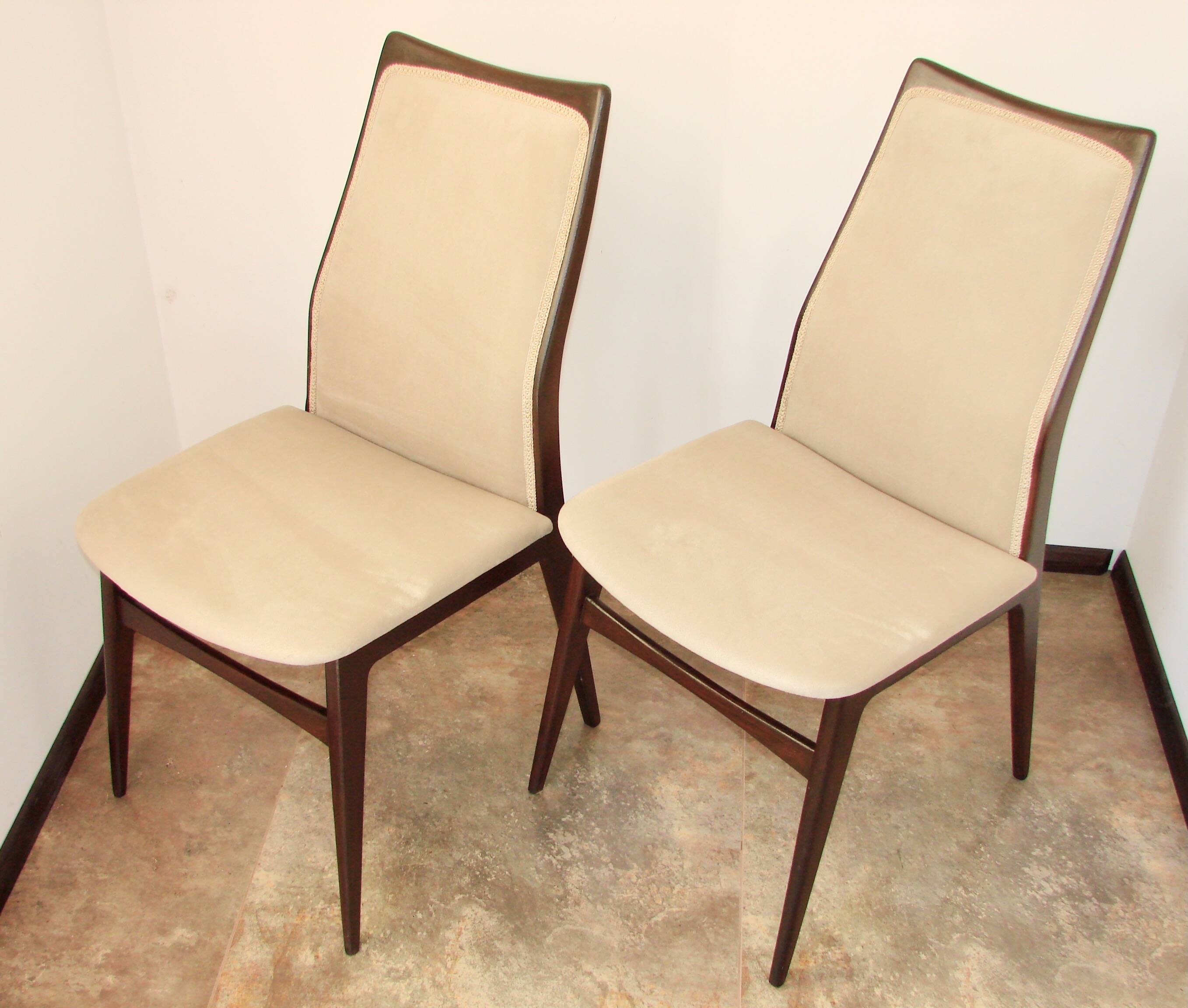 A pair of chairs by Wilhelm Benze GmbH, 1960s.