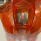 Pair of orange Muno wall lights