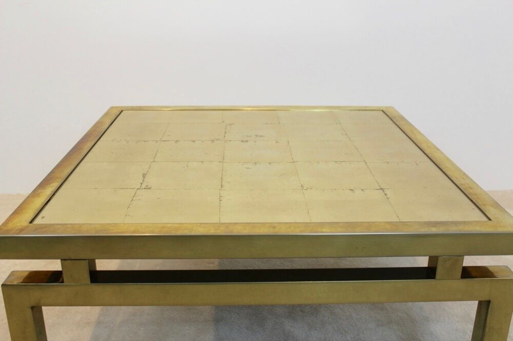 Table low gold etched