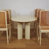 Table and 6 chairs by Mario Sabot from the 70s
