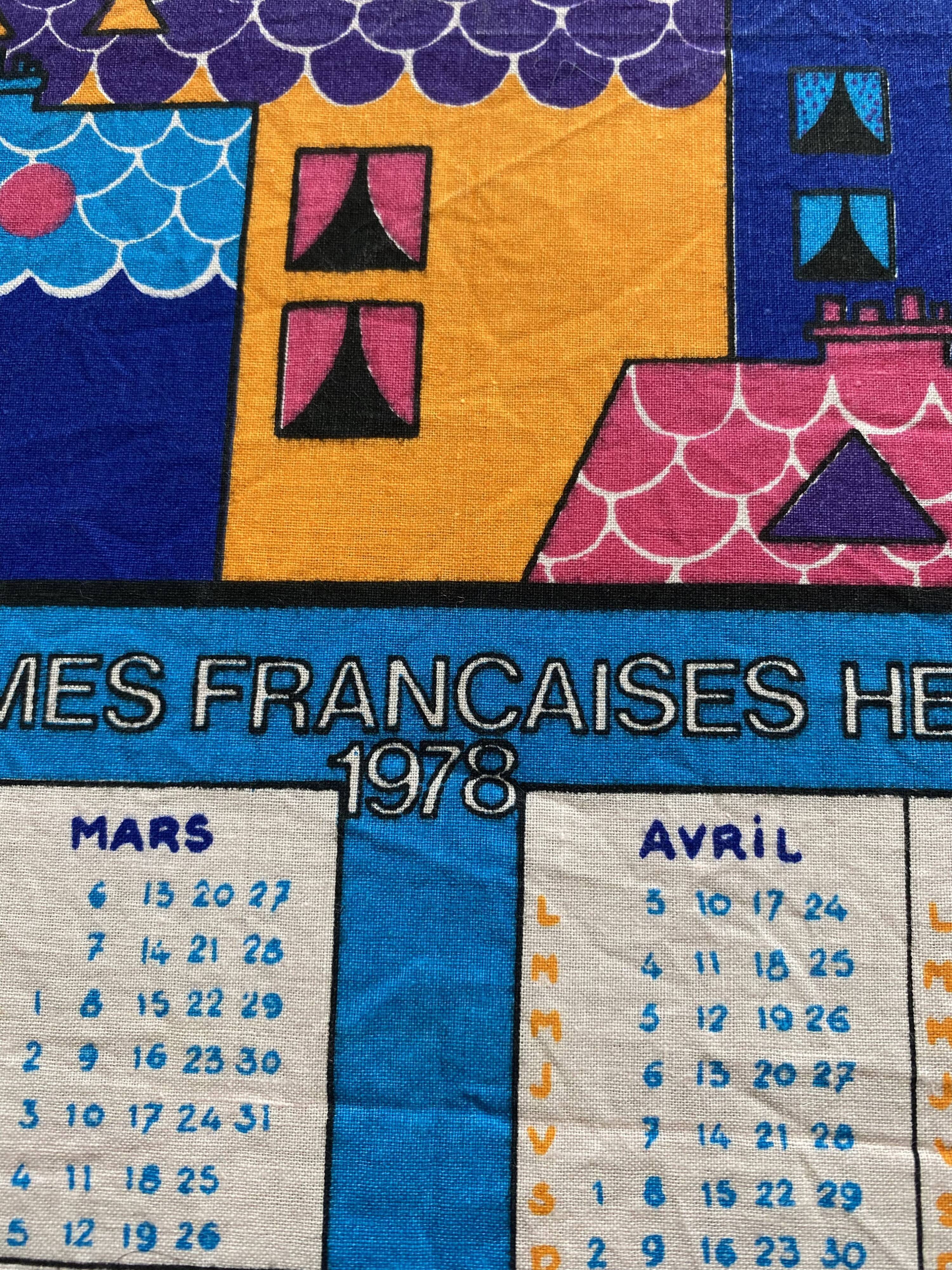 Torchon calendar 1978