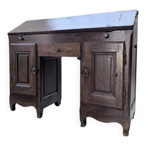 Bureau secrétaire chêne