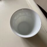 Pot à bougie, photophore, porcelaine fine, Bernardaud, Limoges, modèle louvre