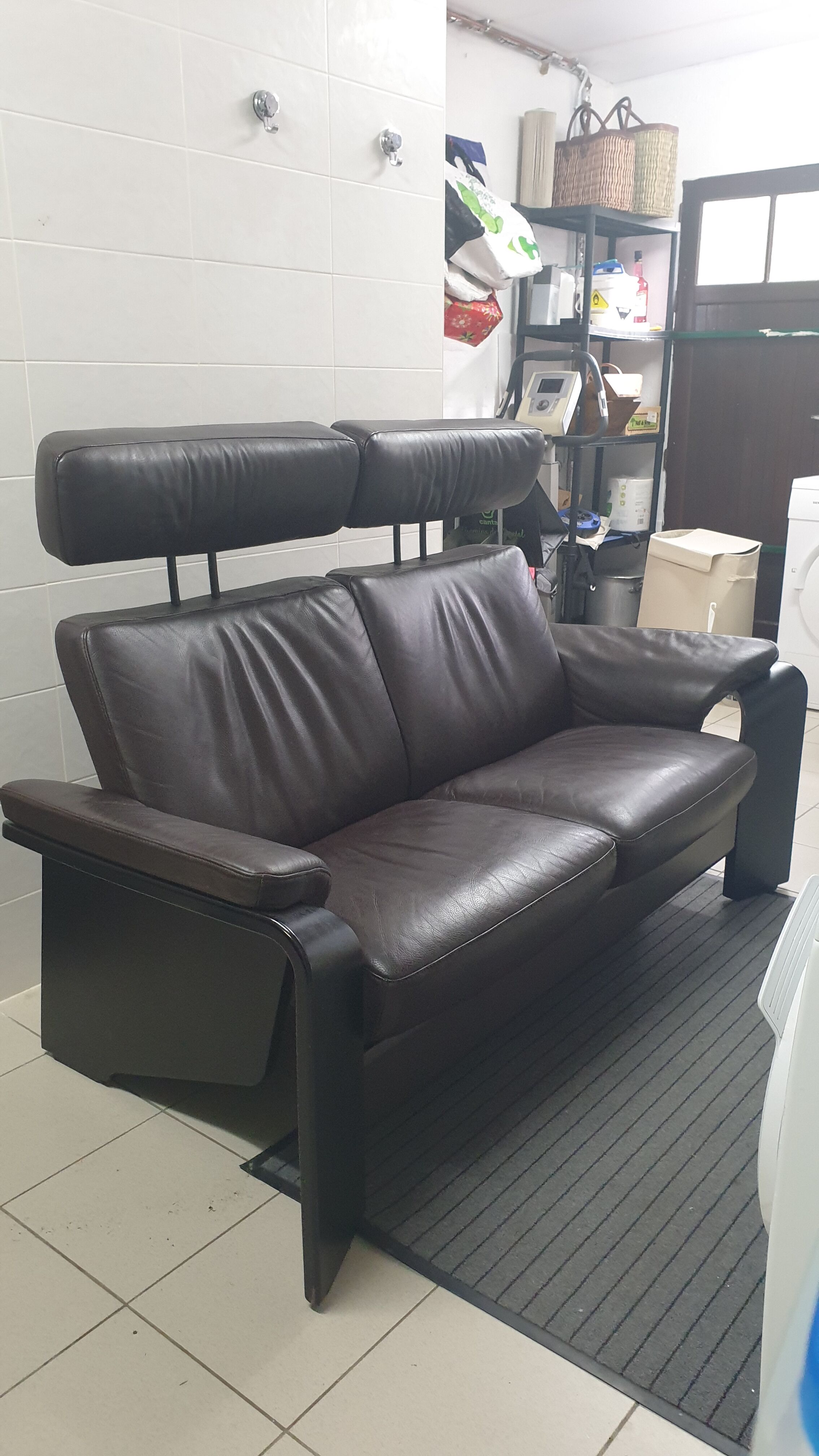 Canape 2 places en cuir Stressless
