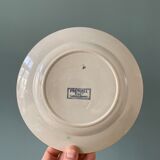 Series of 12 mismatched Terre de Fer dessert plates
