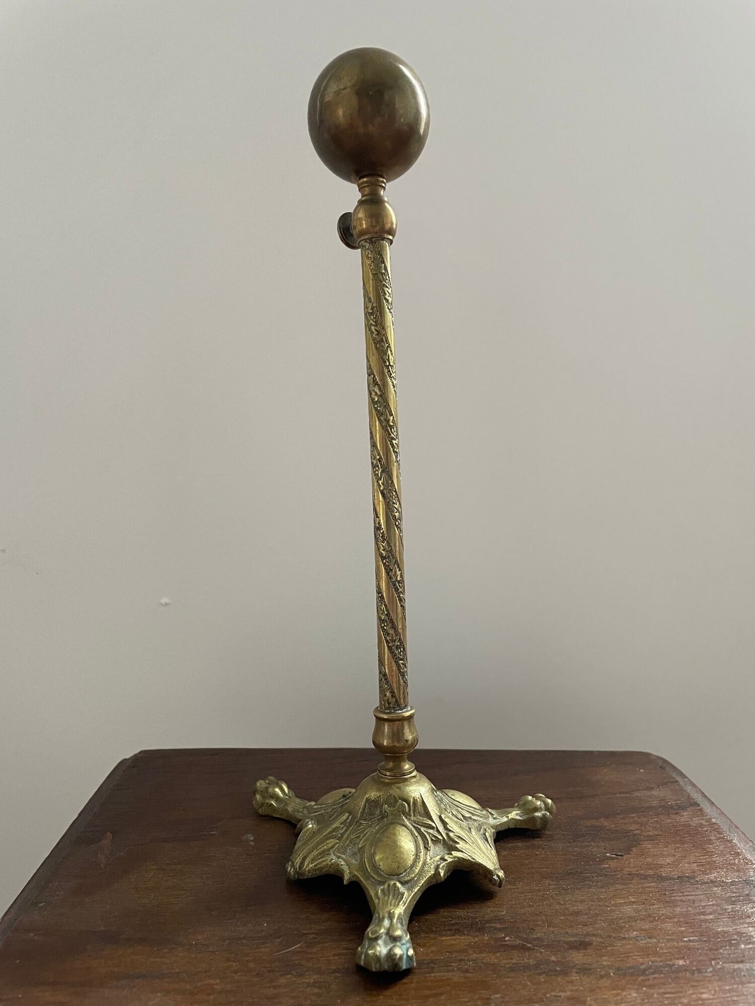 Hat holder siegel & hommey xixth in bronze