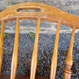 Paire de chaises en bois massif 1963 par Nesto Suède