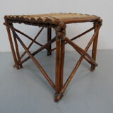 Vintage bamboo sidetable 1950s