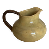 Pitcher vase glazed earth Etienne Noël Dieulefit 1950