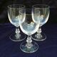 Set de 3 verres cristal Saint Louis modèle Lucrèce