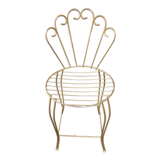 Vintage welded metal chair
