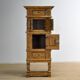 Rustic German pine and oak cabinet, circa 1850