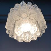 Lampe Plafonnier en Verre Allemande du Milieu du Siècle par Doria Leuchten, années 1960