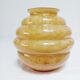 Clichy glass round vase