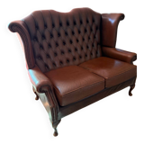 Chesterfield 2-seater Queen Anne sofa