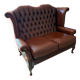 Chesterfield 2-seater Queen Anne sofa