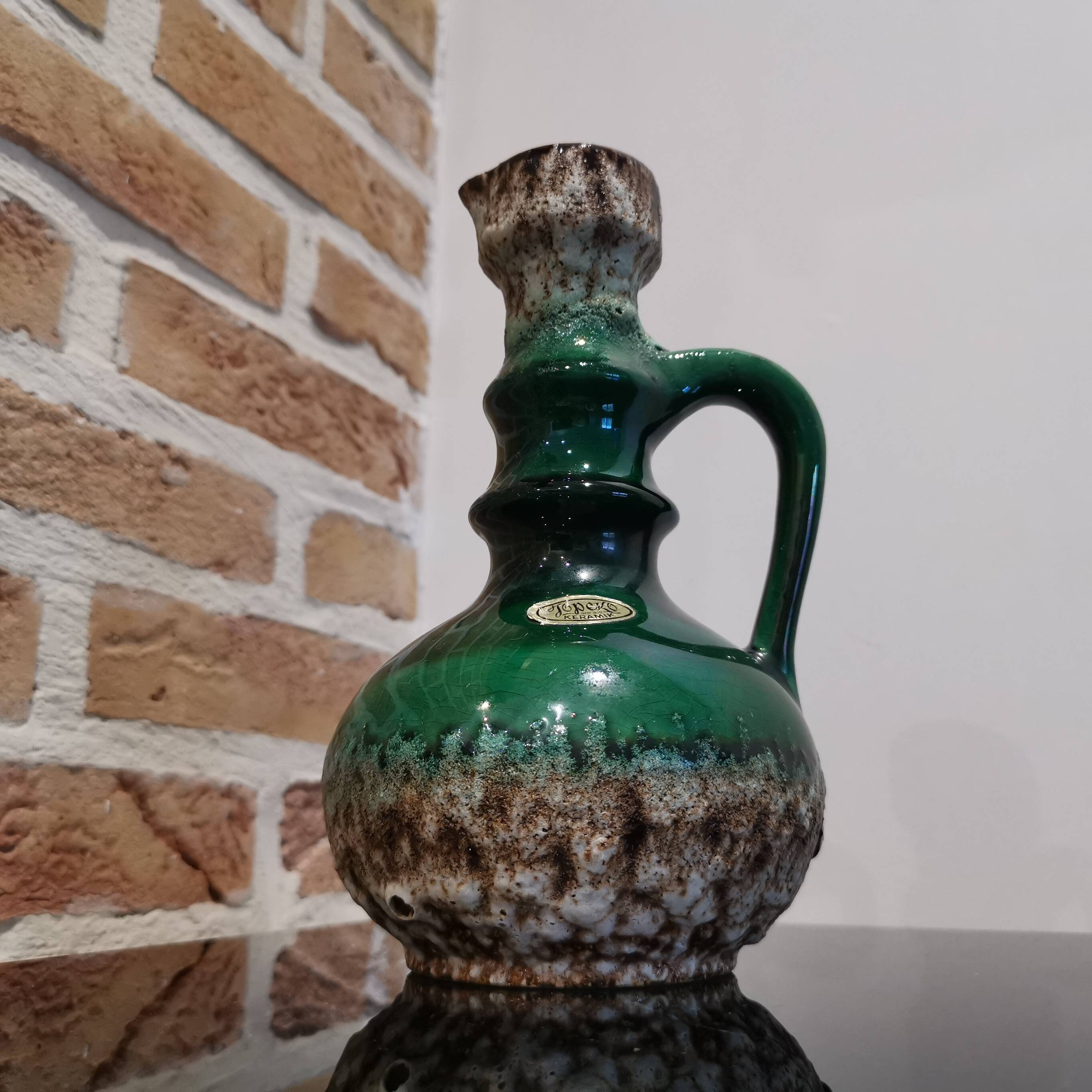 Fat Lava Vase Germany Jopeko Keramik 1201-21 1960s