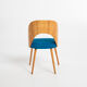 Pair of restored chairs by Antonin Suman, ONV Pisek, 1960s