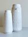 Mid-Century White Glazed West Germany Large Ceramic Vases by Scheurich, 1950s