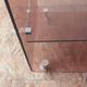 Pair of vintage smoked plexiglass bedside tables or accent furniture.