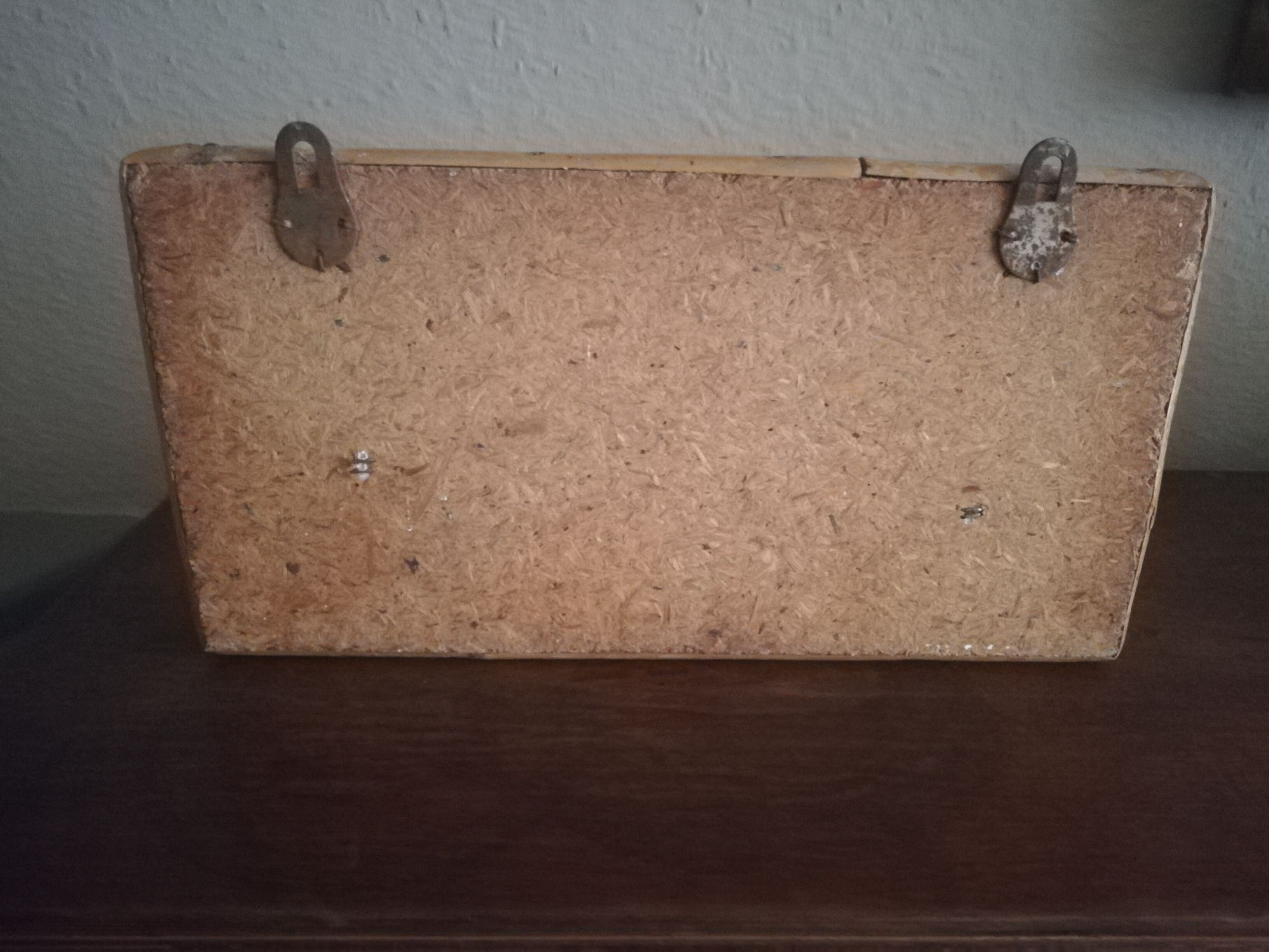 Rattan and vintage bamboo coat hanger