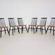 Set of 6 Fanett chairs from Tapiovaara 1970