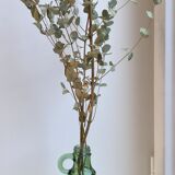 Green lady-jeanne with handle 70s