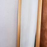 Miroir vintage bois doré