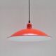 Enamelled sheet metal pendant light