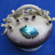 Ensemble de 4 bonbonnieres vintage 60-70s produites par l’usine italienne Capodimonte
