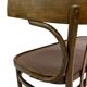 Vintage sofa in beech, 60s design wooden bench