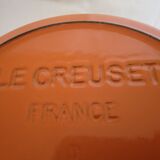 Egg dish Le Creuset orange vintage