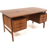 Bureau scandinave en teck"Model 75", Gunni Omann, Danemark, 1960