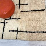 Handmade moroccan berber carpet 262 x 146 cm