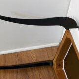 Mirror Art Deco coffee table - curved feet