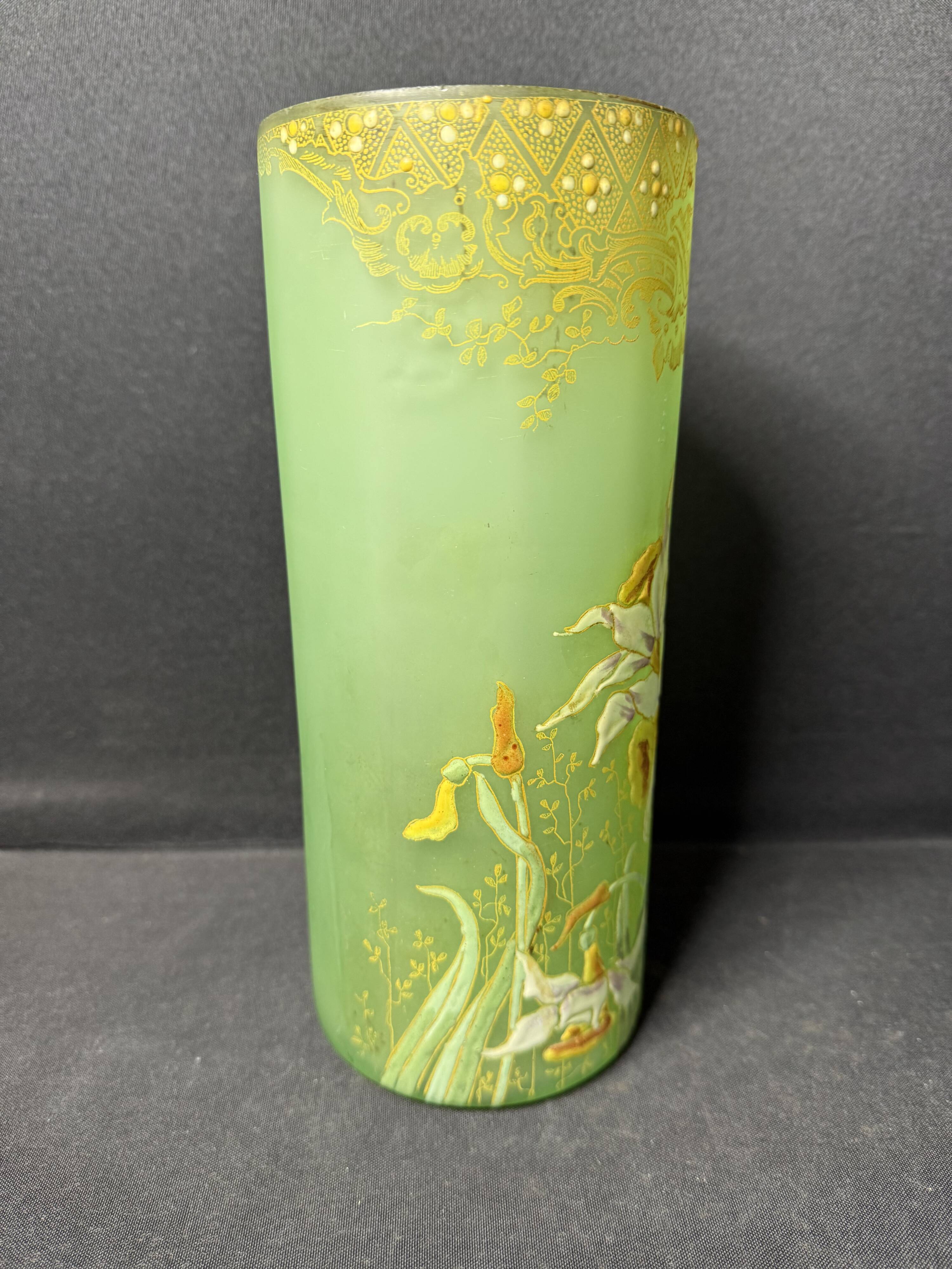 Enamelled vase – FT Legras (1839-1916)